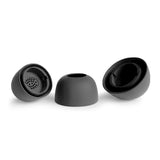 6 Pairs of Replacement Ear Tips Compatible with Samsung Galaxy Buds3 Pro Silicone Earbud Tips with Dust Mesh Grey