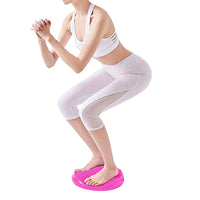 Yoga Training Mat Exercise Balance Stability Cushion Yoga Training Accessories Rose Red