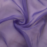 3 Piece Sheer Rod Pocket Curtains Polyester for Room Divider Purple