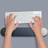 Ergonomic Mouse Pad and Keyboard Wrist Rest Set Anti-Slip Comfortable Office Desk Accessory Black