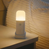 Ｄimmable Motion Sensor Night Light Rechargeable Nightlight with 5 Brightness Levels Yellow