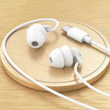 In-Ear Sleep Earphone Anti Noise Ultra Soft Headphone Earbuds Headsets Phones White
