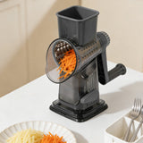 3-Blade Rotary Cheese Grater with Handle Kitchen Shredder Slicer Grater Slicer Style 2