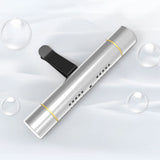 Car Air Vent Clip Air Freshener with Scent Sticks for Vehicle Silver