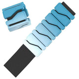 Weighted Silicone Wrist Bands Adjustable for Exercise Fitness & Strength Blue