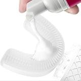 Electric 6 Modes Whole U Shaped Whole Mouth Brush Toothbrush for Adults White