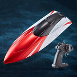 2.4GHz RC Speed Boat Toy – Remote Control Racing Yacht for Pools & Lakes Red