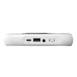 Portable Bluetooth CD Player Supports USB /Wired Playback Rechargeable Walkman White
