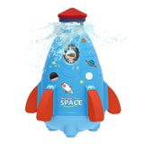 Rocket Sprinkler Toy Outdoor Water Toy Blue