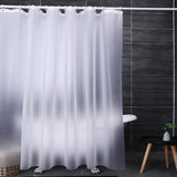 PEVA Shower Curtain Liner Heavy Liner 180x180cm with Rustproof Grommets and Hooks Style 3