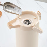 3L Stainless Steel Vacuum Insulated Water Dispenser Coffee Carafe for Hot Drinks Tea Liquid White