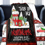 Christmas Throw Blanket Flannel Blankets for Couch Bed Sofa Style 1