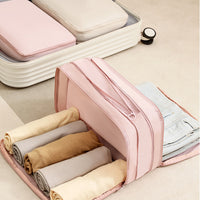 Compression Packing Cubes for Suitcases Luggage Storage Bag Travel  Essentials Pink
