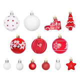 42-Piece Christmas Tree Ornament Set Holiday Hanging Decorations for Home Style 3