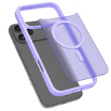 Magnetized MagSafe Phone Case – Shockproof Matte Protective Cover for iPhone 17 Pro Max and 17 Air Light Purple