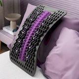 Multi-Level Adjustable Back Stretcher for Lower Back Black