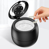 Ultrasonic Retainer Cleaner Machine 45kHz Ultrasonic Dentures Cleaner for Night Guards Braces  Aligner Black
