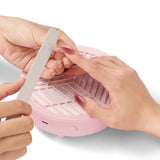Nail Dust Collector Vacuum Fan for Nail Tech Quiet & Compact Dust Extractor Pink