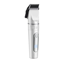 Electric Dog Cat Grooming Kit Cordless Pet Hair Shaver Scissors Clippers Trimmer White