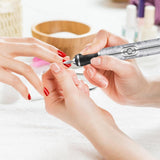 Cordless  Electric Nail Drill 4 Speed Modes Nail File with 5 Nail Drill Bits for Manicure Gray