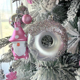 60 PCS Christmas Donut Santa Gnome Ball Hanging Ornament Set Style 2