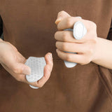 2Pcs Anti-Slip Workout Grips Ergonomic Weightlifting Gloves for Pull-Ups Gym Training and Exercise Grey