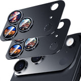 iPhone 17 Pro Max Full Coverage Camera Lens Protector Black