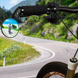 1 PC Adjustable Handlebar Bike Mirrors – Rearview for Mountain & Road Bikes
