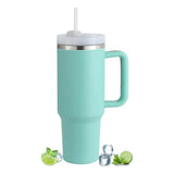 40oz Insulated Tumbler Stainless Steel Double Wall Water Bottle Travel Mug Blue