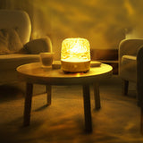 Ambient Lighting with 16 Light Colors 4 White Noises Bluetooth for Bedroom Room Lights Brown