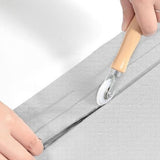 Window Screen Repair Kit Fiberglass Mesh with Tools for Doors Patio Porch Gray