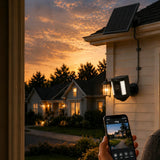 8W Solar Panel for Ring Camera Compatible with Ring Stick Up Cam Battery Black