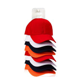 2 Pack Wall Mounted Baseball Cap Hat Rack Organizer for Home White