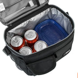 Insulated Lunch Bag Large Capacity with Adjustable Shoulder Strap Black