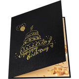 3D Pop-Up Happy Birthday Card with Envelope Unique Greeting Card Gift Style 2