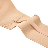 Women Push Up Bra Front Closure Wireless Seamless Convertible Nude