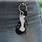 6Pcs Set Versatile Keychains Shopping Trolley Key Bottle Opener