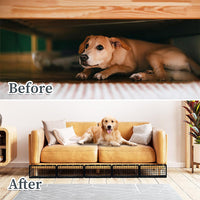 10 Pcs Set Under Couch Blockers Assembled Baffles for Bed Sofa Furniture