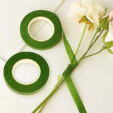 12 Pcs Floral Tape Crepe Paper for Bouquet Wrapping and Crafts Fruit Green