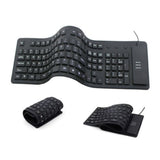 Foldable Flexible USB Keyboard Waterproof Silicone Style 2