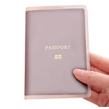 5 Pack Matte Passport Covers with Card Slots Interior Pockets Water Resistant Travel Document Protectors