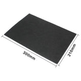 5Pcs Self Adhesive Furniture Protective Felt Pads for Scratch and Noise Protection Black