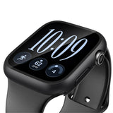 2 PCS Case and Screen Protector Set for Apple Watch Series 12 Black