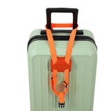 2 Pcs Luggage Straps Bag Bungee Connector Travel Strap Orange