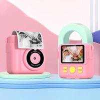 1080P Instant Print Camera for Kids Digital Video Camera with 32GB TF Card Christmas Birthday Present Pink