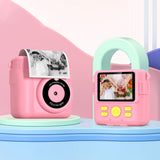 1080P Instant Print Camera for Kids Digital Video Camera with 32GB TF Card Christmas Birthday Present Pink