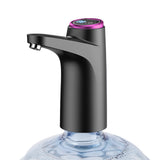 Electric Water Dispenser Pump Automatic Water Bottle Pump for Universal Bottle Black