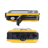 1080P Digital Underwater Camera with Dual Screen and 32GB TF Card Yellow