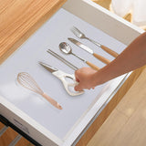 Non-Slip Cuttable EVA Non Slip Waterproof Drawer Cabinet and Shelf Liner White