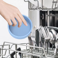 2Pcs Air Fryer Egg Mould Steam Egg Bowl SIlicone Muffins Cake Mold Baking Mold Blue